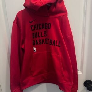 Nike Dry Fit NBA Red Chicago Bulls Hoodie